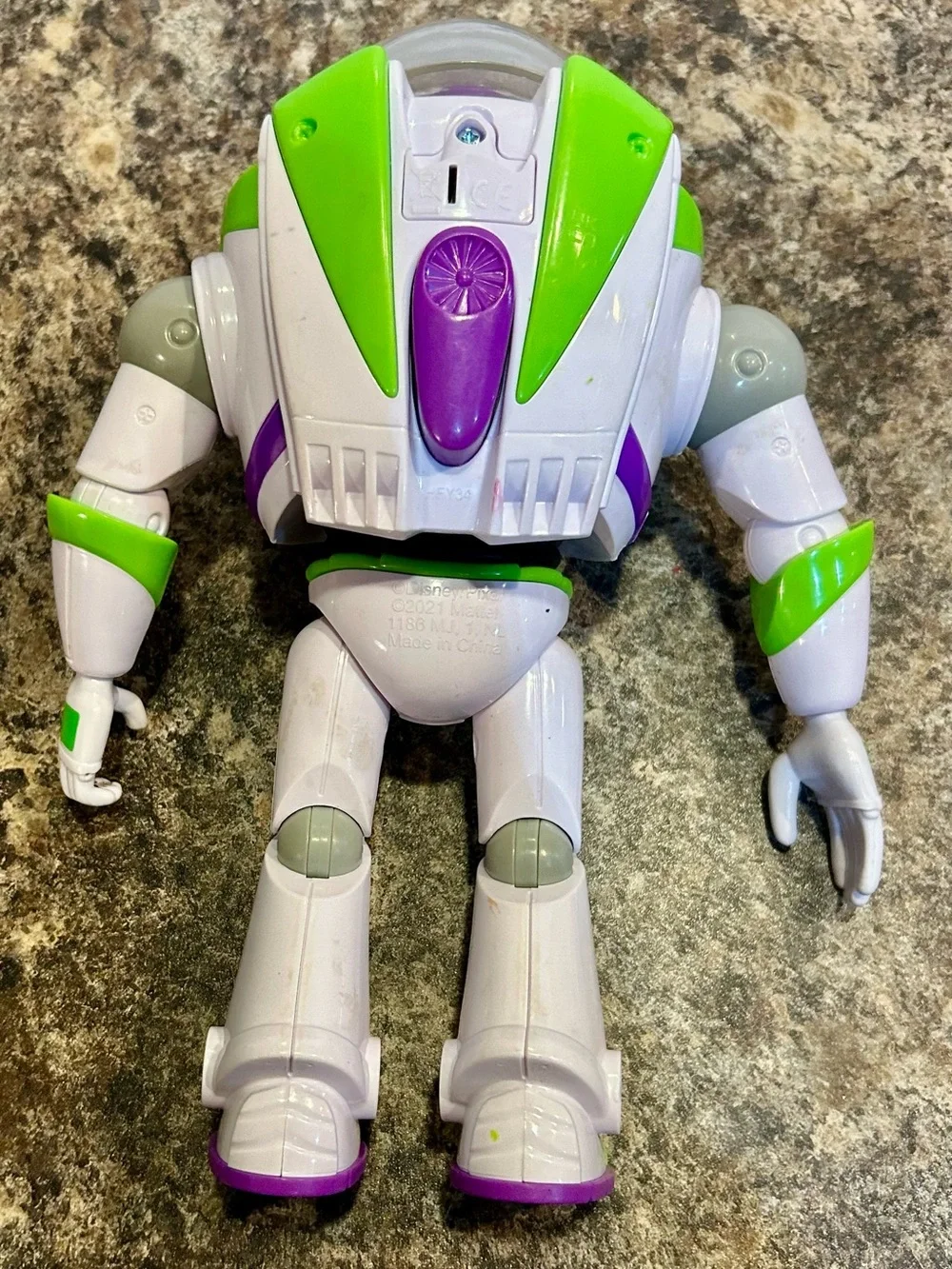 Disney Buzz Lightyear Figure - White, Green & Purple